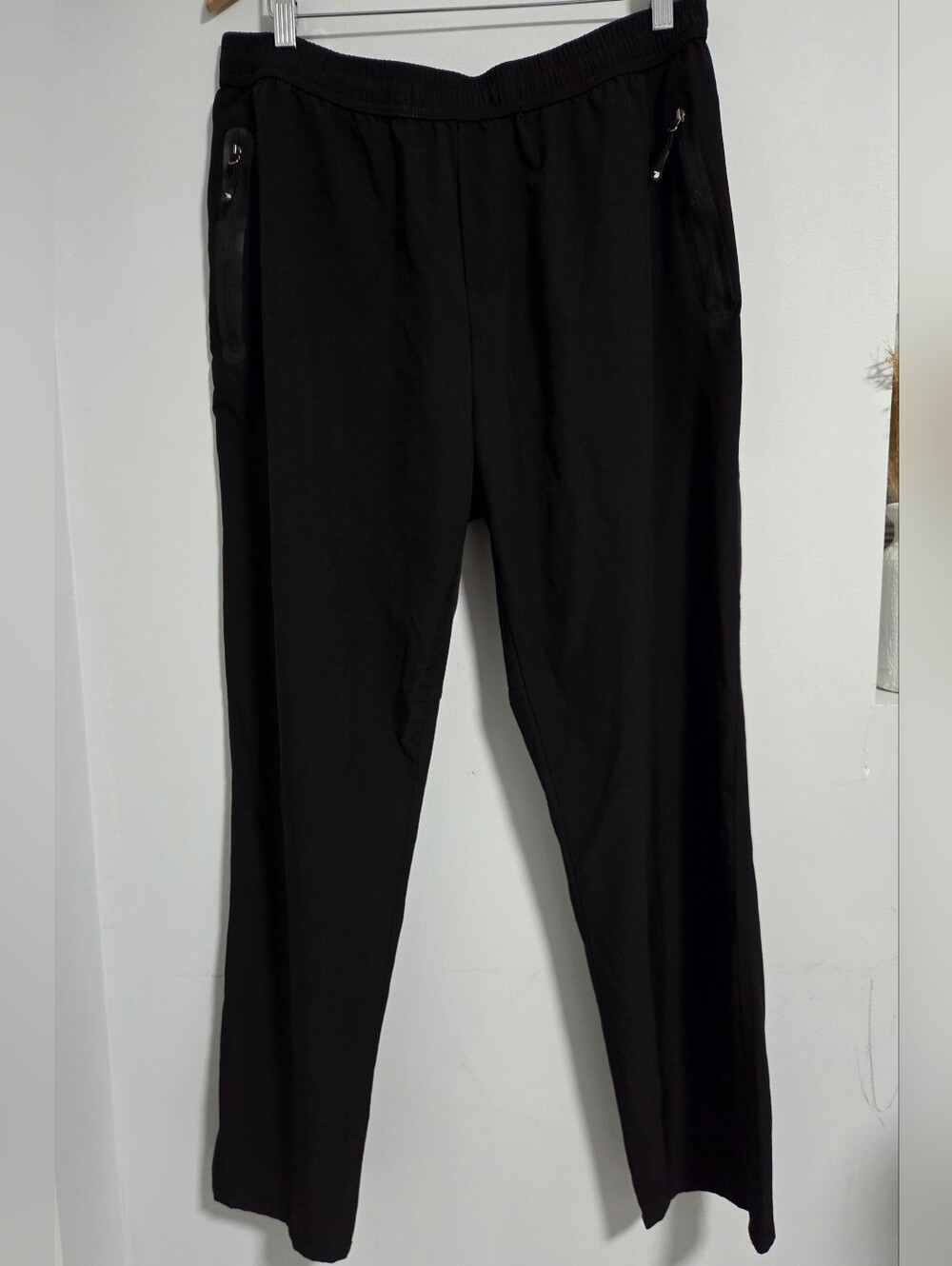 Outdoor Sports Pants Mens XL Black Hiking Zip Pockets